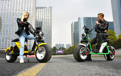 Citycoco 18 Inch Fat tire Electric Scooter 4000W Motor Max Speed 75 KM/H Black