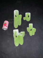 So Ill Pipes Large 3 Set Of 4 Climbing Holds Bright Green Color