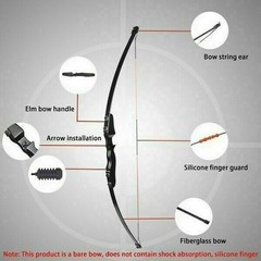 30/40lbs 51″ Takedown Recurve Bow and Arrows Kit Archery Hunting Shooting Target