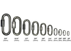T316 Stainless Steel Quick Link Marine Grade Boating or Rigging 1/8″ to 5/8″
