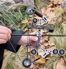 MINI COMPOUND BOW 10.9 INCHES SET-AAROWS INCLUDED BRAND NEW SUPER FUN!!