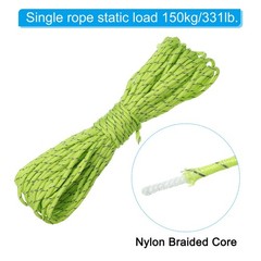 Reflective Guyline Camping Paracord 3mm Tent Cord Guyline Rope Light Green