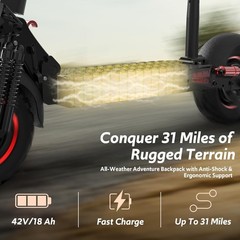 Freeboy Electric Scooter 48v 1200W For Adult 11″Off Road Fat Tires Fast Speed US