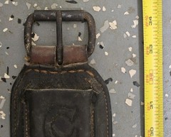 Vintage Leather Saddle Cinch Strap/Girth 34″ Long 4″ Wide