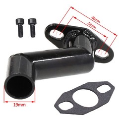 Flexible Exhaust Muffler Pipe Kit For 49cc 60cc 66cc 80cc 100cc 2 Stroke Engine