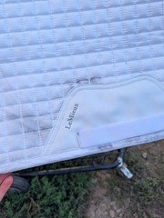 LeMieux Prosport Suede Dressage Pad White