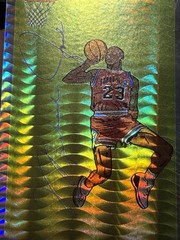 1988 to present Michael Jordan RARE Prismatic Gold Prism Jewel Vending Sticker