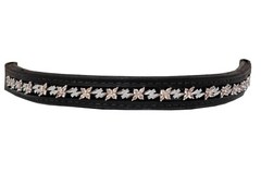 Browband People On Horses, Flower Champagne – 1 3/4″ Endloop – 2-17″, 1-16″