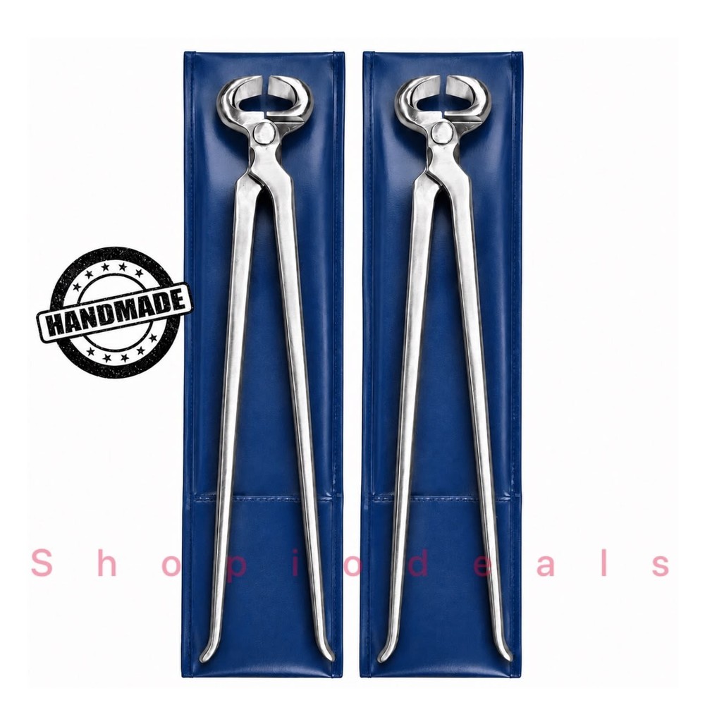 Hoof nipper 12» & 15» original vanadium steel farrier tool finish drop 2 pcs