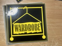 Disney California Adventure 2001 Original WARDROBE Dept Vinyl Sign —Crew Signage