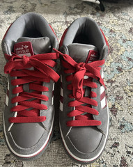 adidas Super Skate Men’s Skateboarding Shoes Red/Gray/White US 8.5 D