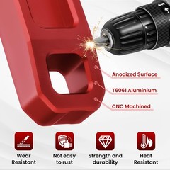 Rear Recovery Points for 2024-2026 Toyota Tacoma, PT989-35245-03 (Red)