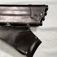 Neet 4 Tube Target Quiver Bow Hunting Leather, Made In The USA