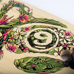 Sector 9 Fractal Flora Complete 36.0″x9.0″ Longboard With 69mm 78a Nineballs