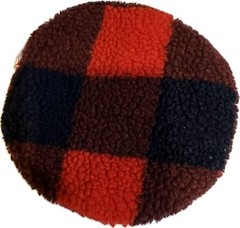 FRESH LIDS INC RED BLACK BUFFALO PLAID SHERPA BEANBAG 7” GAME TOSS CORN HOLE TOY
