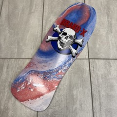 RARE Vintage BRAND X Original DedHed Skull SKATEBOARD SKATE DECK nos new