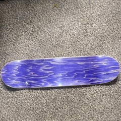 FATPOP 8.25 Skateboard Deck Black/Yellow FATPOP Logo Graphic
