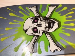 Vintage 1985 BRAND X SKATE DECK Original DedHed Skull Skateboard nos new og RARE
