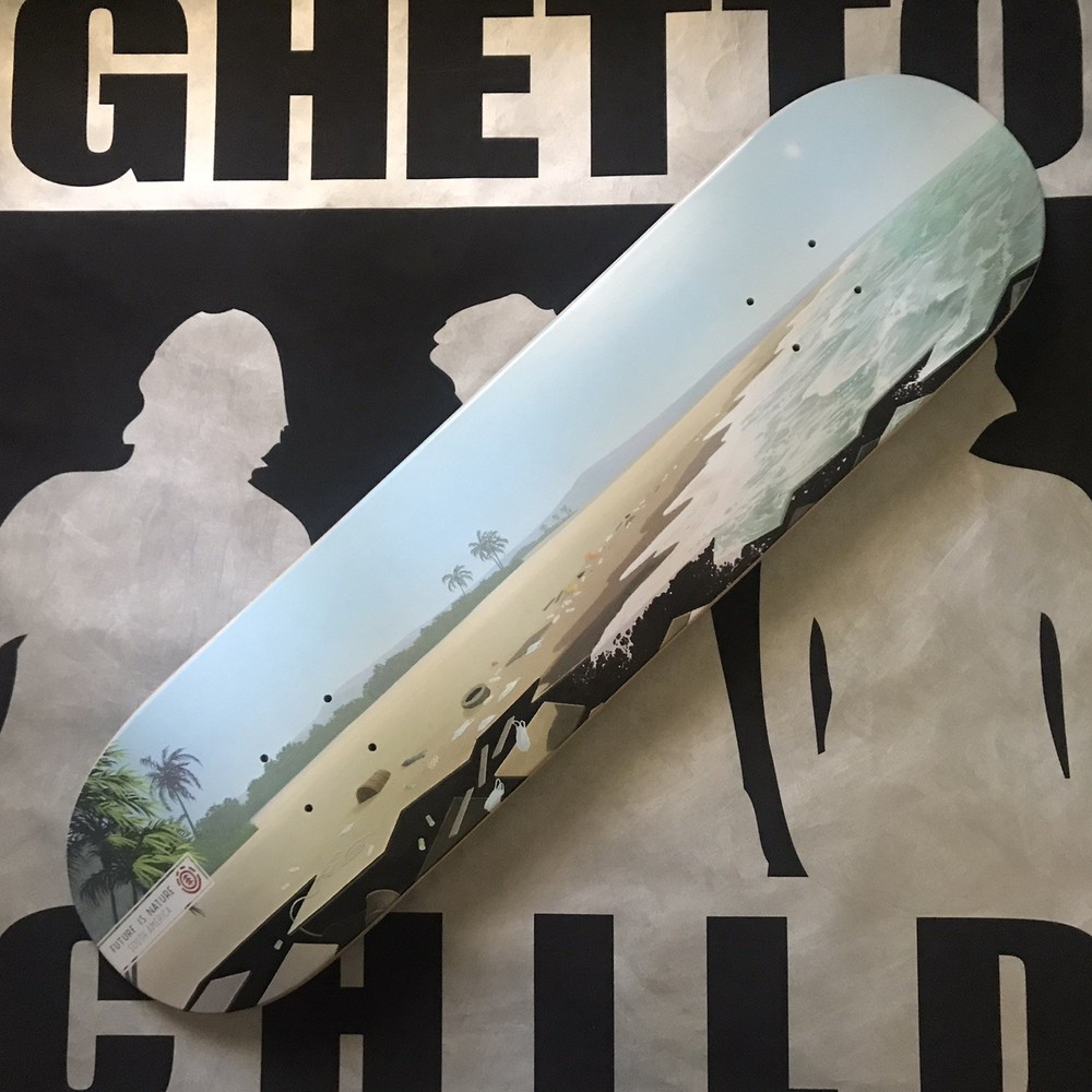ELEMENT Skateboard Landscape South America Deck Future Is Nature Beach Litter