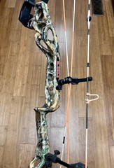 PSE Evoke 31 RH 55-65# 24.5-30” Camo 90% LO Compact & Fast Hunting Bow