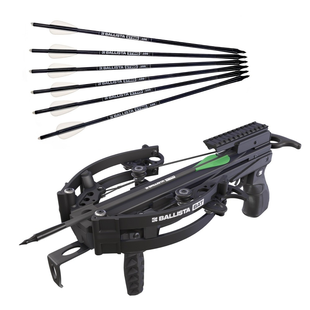 BALLISTA BAT Compound Self-Cocking Small Crossbow with Hunting Bolts
