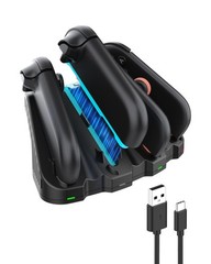 Charging Dock for Switch 2 JoyCon, Magnetic Fast Charger Station for 4 JoyCon…