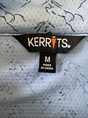 Kerrits Shirt Women Medium Aire Ice Fil Short Sleeve Print-S-Oxford Etched Horse