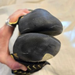 Scarpa Vapor V Climbing Shoes Size 43 USM10 USW11 Yellow Black Italy Bouldering