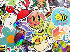 2000 Random Bulk Stickers Lot Fun Car Bottle Pack Bike Laptop Skin Decals