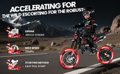 Kids 49cc 2-Stroke GAS Power Mini Pocket Dirt Bike Off Road Motorcycle Motorbike