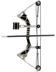 9.5» Mini Compound Bow Arrow Bundle 12lb Archery Shooting Child Toy w Target