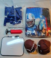 Football Toss Game w/ 4 Inflatable Balls – Football Throwing Target Game NIB