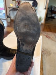 Tony Lama Black Western Equestrian Boots Size 10 1/2 Style 2923