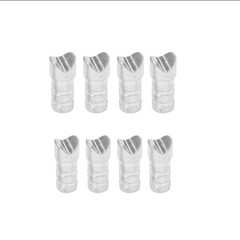 Aluminum Short Arrow Nocks ID6.2/7.6mm Half Moon Tails Archery DIY Shaft