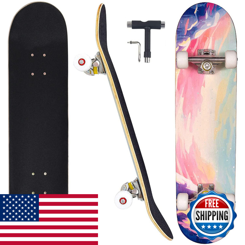 Capark Skateboards For Beginners Adults Youths Teens Kids Girls Boys 31 Inch