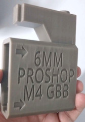 Golden Eagle / 6mmProShop M4 Airsoft GBBR Odin Speedloader Adapter (Tan)