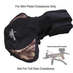 SAS Pistol Crossbow Bag w/ Shoulder Strap Arrow Holder Camo Black Prophecy Cobra