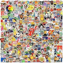 30/300 Pcs Cool Stickers for Adults, Brand Stickers for Water Bottles Waterproof