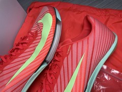 Nike Air Zoom Maxfly 2 Bright Crimson Lime Track Spikes Mens Size 14 FD8395-600