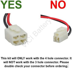 Battery Replacement – Includes Wiring Harness (8 Ah Capacity – 24 Volt System)-