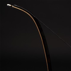 Archery 46″ Traditional Short Bow Horsebow Recurve Bow Bamboo&Fiberglass Limbs