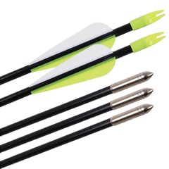12/24Pcs 28″ Fiberglass Arrows SP700 Archery Youth Beginner Compound Recurve Bow