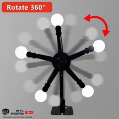 Atflbox Resetting and Rotate The Metal Shooting 2.1 inches (5.3 cm), A-Star
