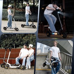 Adults Electric Scooter Folding Commuter E-Scooter with APP 600W 20MPH Max Speed