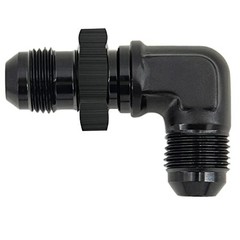 8AN Male to Male 90 Degree Bulkhead Flare Fitting Union Adapter 8AN 90 Degree