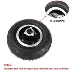 200×50 Crazy Cart ePunk Espark Electric Scooter Wheel 8″x2″ Tire With Sprocket