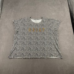Ariat ReAL Womens 3X Leopard Animal Print Gold Logo Tee T-Shirt Classic Fit