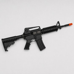 WE 6mmGBB Airsoft Rifle, Indoor / Outdoor Scop, Semi/ Auto Modes, 320-350 FPS