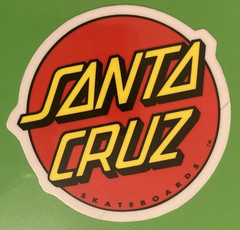 New Santa Cruz Rob Roskopp Target 5 Fluorescent Green Reissue Skateboard Deck