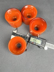 Vintage NOS OJ SLALOM 55mm Skateboard Wheels 70s Sims Hot Juice Pure Road Rider